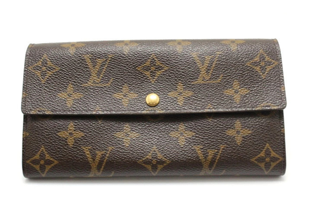 LOUIS VUITTON Portefeuille Sarah Long Wallet Monogram